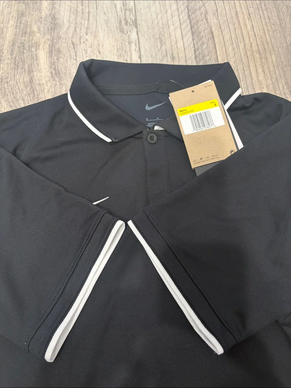 Black Marshall Thundering Herd Nike Polo